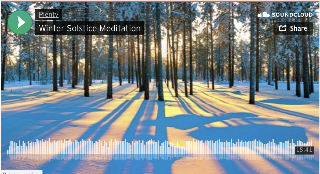 Winter Solstice Meditation 