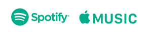 spotify apple logos